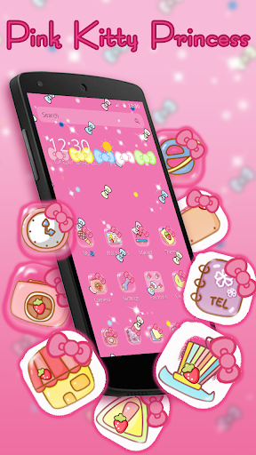 Pink Princess Kitty - Image screenshot of android app