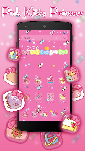 Pink Princess Kitty - عکس برنامه موبایلی اندروید