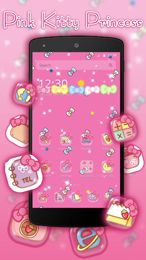 Pink Princess Kitty - Image screenshot of android app