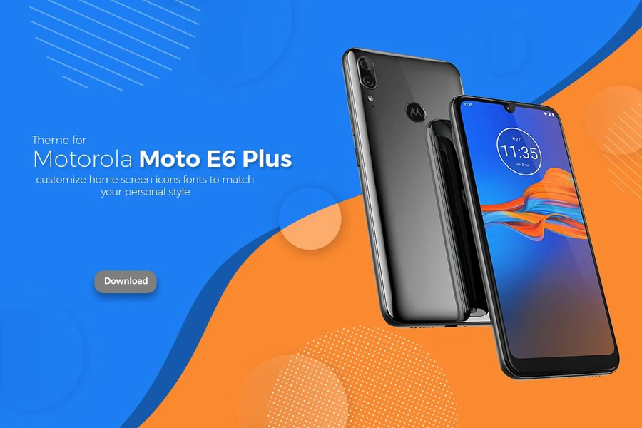 Theme for Motorola Moto E6 Plus - عکس برنامه موبایلی اندروید
