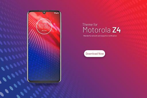 Theme for Moto Z4 - Image screenshot of android app