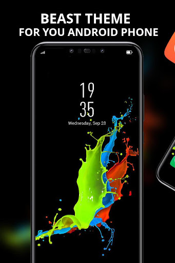 Liquid Rainbow Wallpaper Theme for Android - Download | Cafe Bazaar