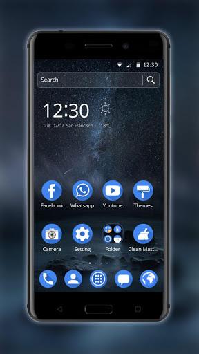 Starry Night Theme - عکس برنامه موبایلی اندروید
