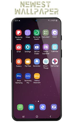M20 theme, Galaxy M30 launcher - Image screenshot of android app