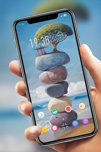Surrealism theme eucalyptus for Galaxy J2 - Image screenshot of android app