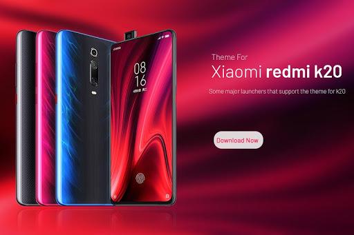 Theme for Xiaomi Redmi K20 - عکس برنامه موبایلی اندروید