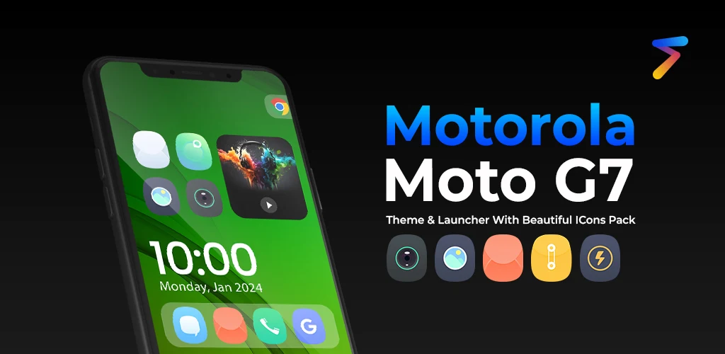 Theme for Motorola Moto G7 - Image screenshot of android app