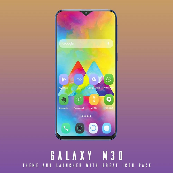 Theme for Galaxy M30 - عکس برنامه موبایلی اندروید
