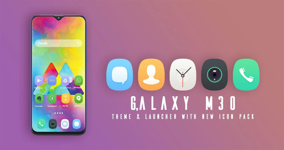 Theme for Galaxy M30 - Image screenshot of android app