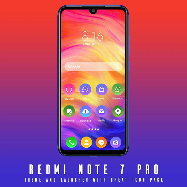 Theme for Redmi Note 7Pro - Image screenshot of android app