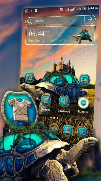 Giant Turtle Fantasy Theme - Image screenshot of android app