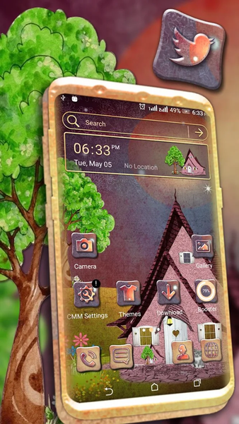 House Painting Launcher Theme - Image screenshot of android app