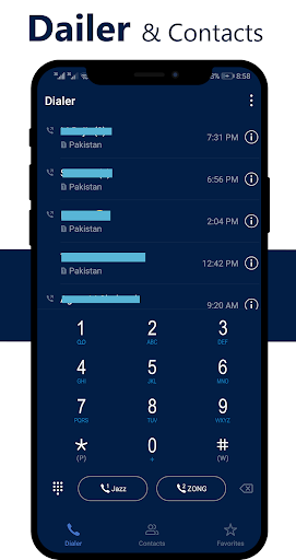 Blue Emui 10 Theme for Huawei - Image screenshot of android app