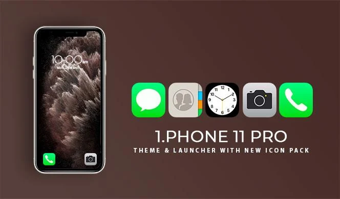 IPhone 11 Pro Launcher - عکس برنامه موبایلی اندروید