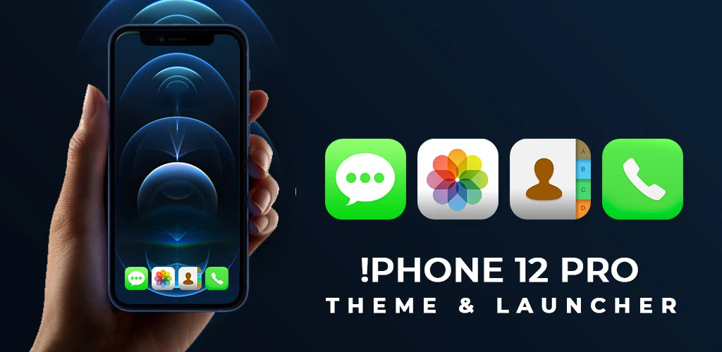 iPhone 12 Pro Launcher - Image screenshot of android app