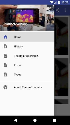 Thermal camera History IR - عکس برنامه موبایلی اندروید