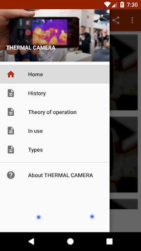 Thermal Camera cctv Manual - Image screenshot of android app