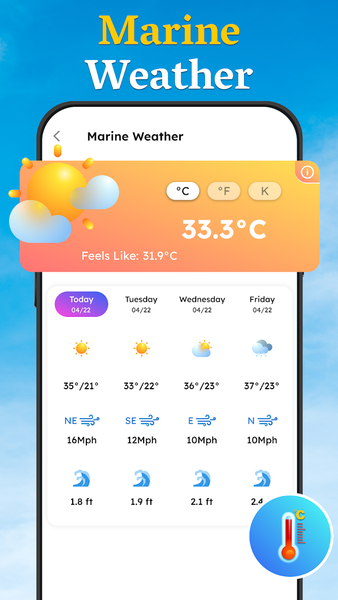 Room Temperature, Thermometer - عکس برنامه موبایلی اندروید