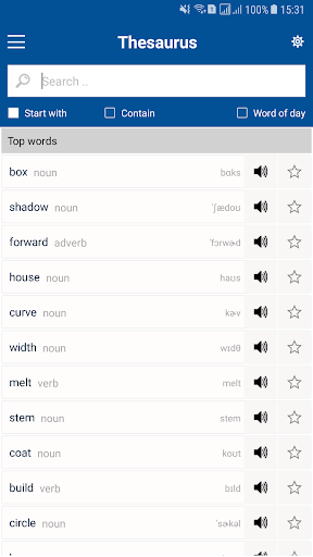 Collocations Thesaurus Offline - Image screenshot of android app