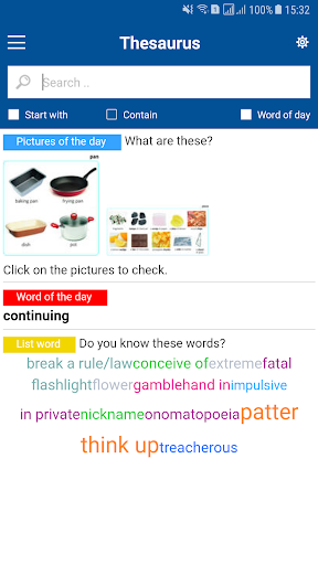 Collocations Thesaurus Offline - Image screenshot of android app