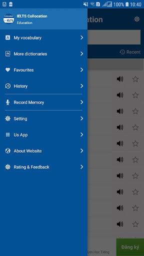 IELTS Collocations - Image screenshot of android app