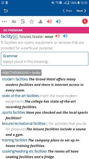 IELTS Collocations - Image screenshot of android app