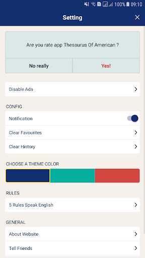 Thesaurus Of American English - عکس برنامه موبایلی اندروید