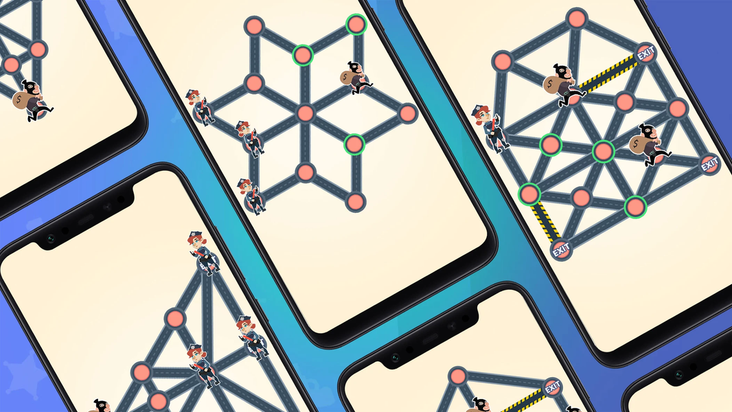 Catch The Thief: Help Police - Gameplay image of android game