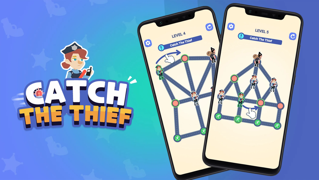Catch The Thief: Help Police - Gameplay image of android game