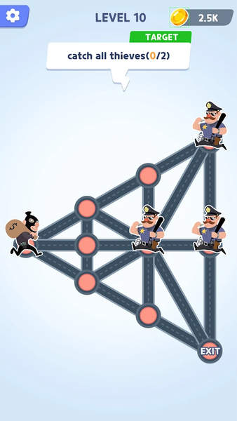 Catch The Thief: Help Police - Gameplay image of android game