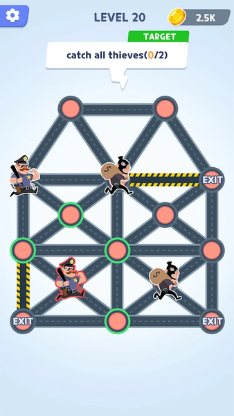 Catch The Thief: Help Police - Gameplay image of android game