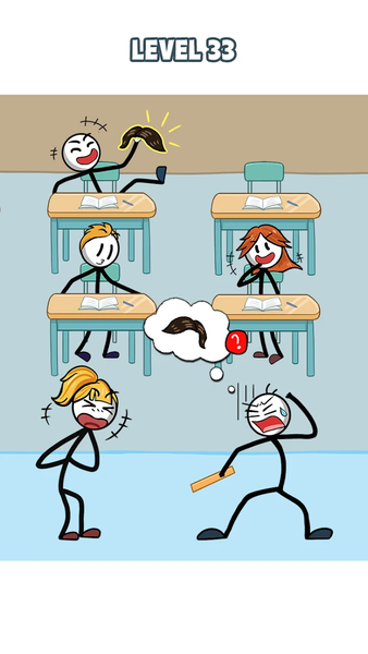 Thief Troll - Stickman Robber - Gameplay image of android game