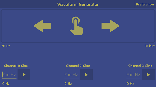 Waveform Generator Free - عکس برنامه موبایلی اندروید