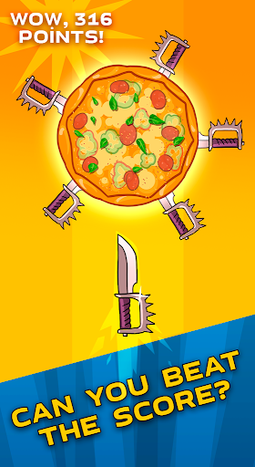 Food Cut - knife throwing game - Gameplay image of android game