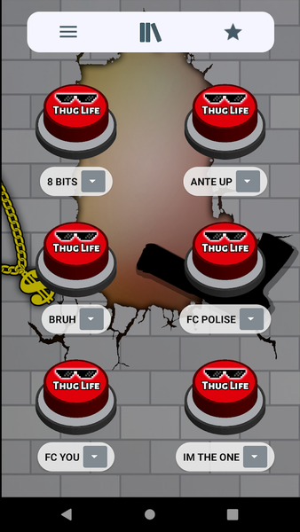 Thug Life Meme Song Soundboard - عکس برنامه موبایلی اندروید