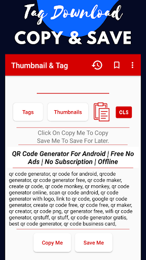 Video Thumbnail Downloader - عکس برنامه موبایلی اندروید
