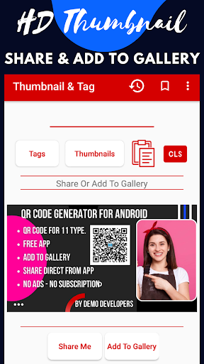 Video Thumbnail Downloader - عکس برنامه موبایلی اندروید