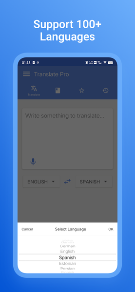 Translate Pro - Text & Voice - عکس برنامه موبایلی اندروید