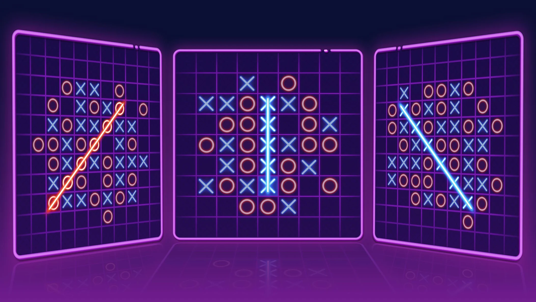 Tic Tac Toe 2 Player: XOXO - Gameplay image of android game