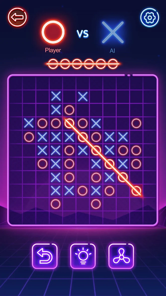 Tic Tac Toe 2 Player: XOXO - Gameplay image of android game