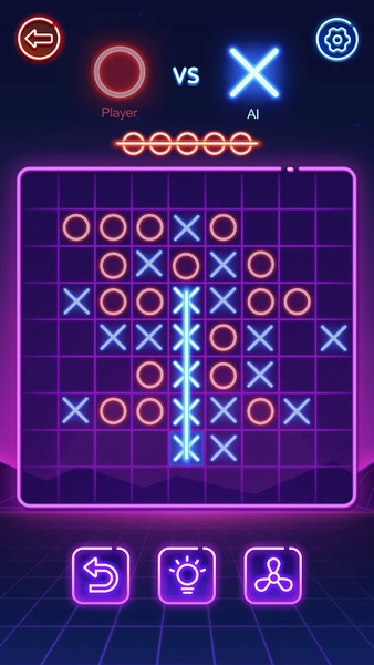 Tic Tac Toe 2 Player: XOXO - Gameplay image of android game