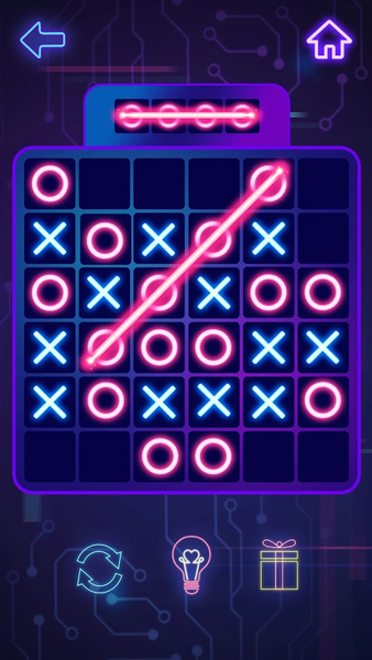 Tic Tac Toe: 2 Player OX Game - Gameplay image of android game
