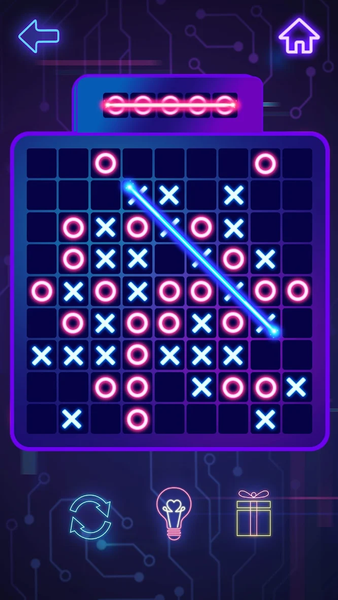 Tic Tac Toe: 2 Player OX Game - Gameplay image of android game