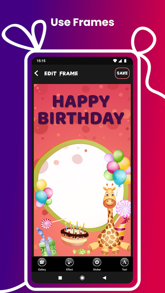 Birthday Video Maker ۲۰۲۵ - عکس برنامه موبایلی اندروید