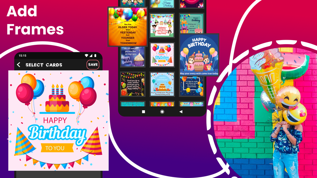 Birthday Video Maker 2024 - Image screenshot of android app