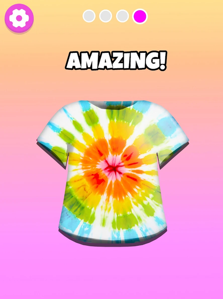 Tie Dye: T Shirt Design Games - Gameplay image of android game