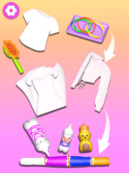 Tie Dye: T Shirt Design Games - Gameplay image of android game
