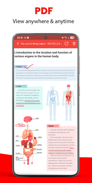 PDF Reader - PDF Viewer - عکس برنامه موبایلی اندروید