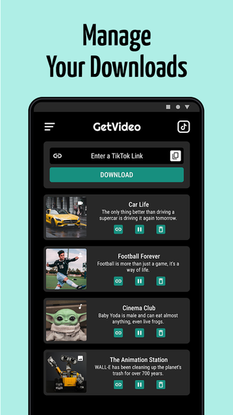 Video Downloader No Watermark - Image screenshot of android app