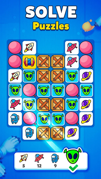 CELLS - Tile Matching Games - Gameplay image of android game